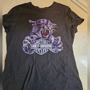 Womens Large Harley Davidson Ky Wildcat Tee